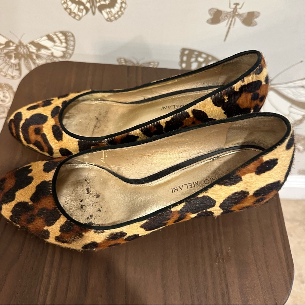 PRETTY Leopard Wedge Shoes - Picture 3 of 5